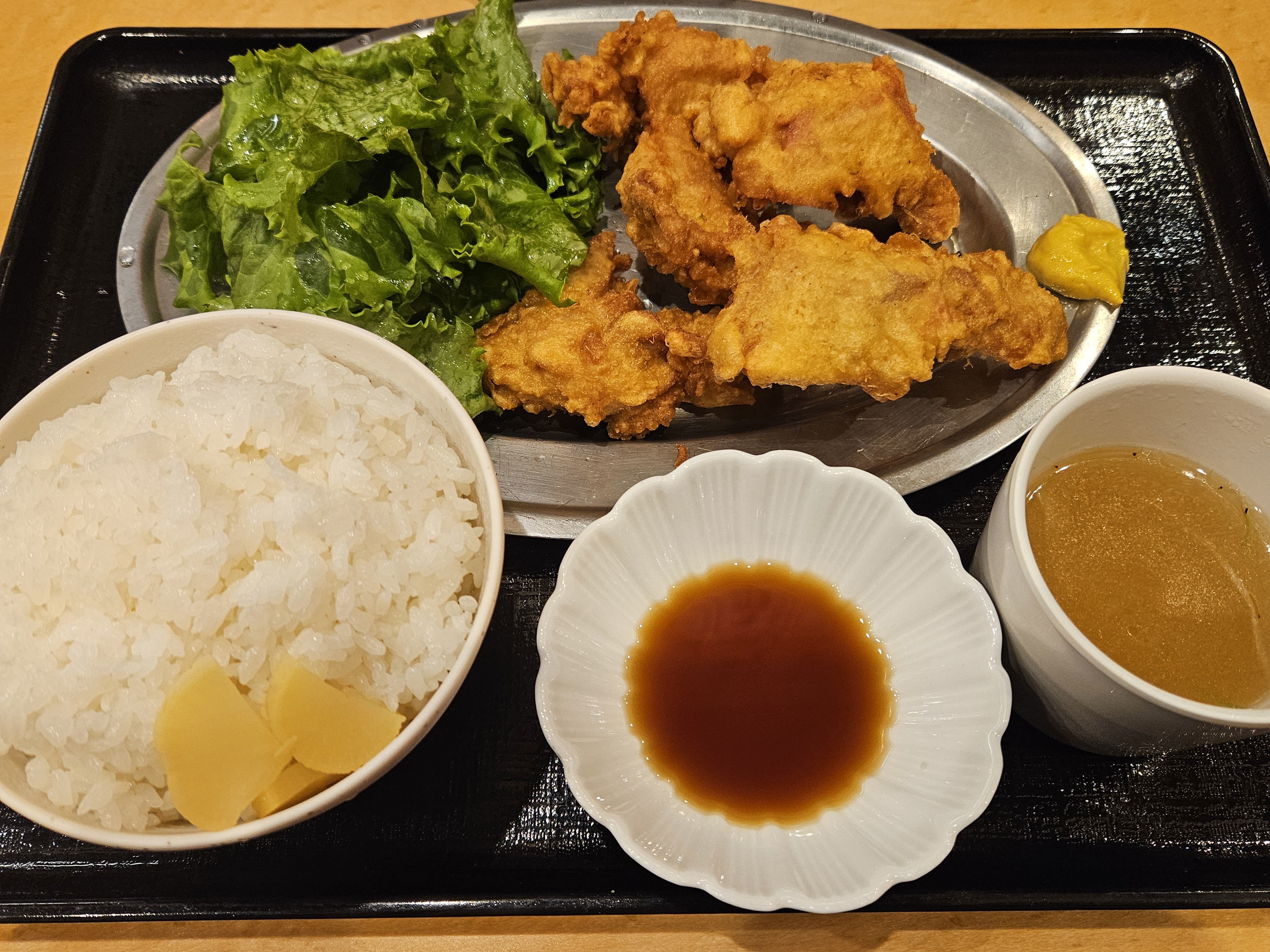 とり天定食